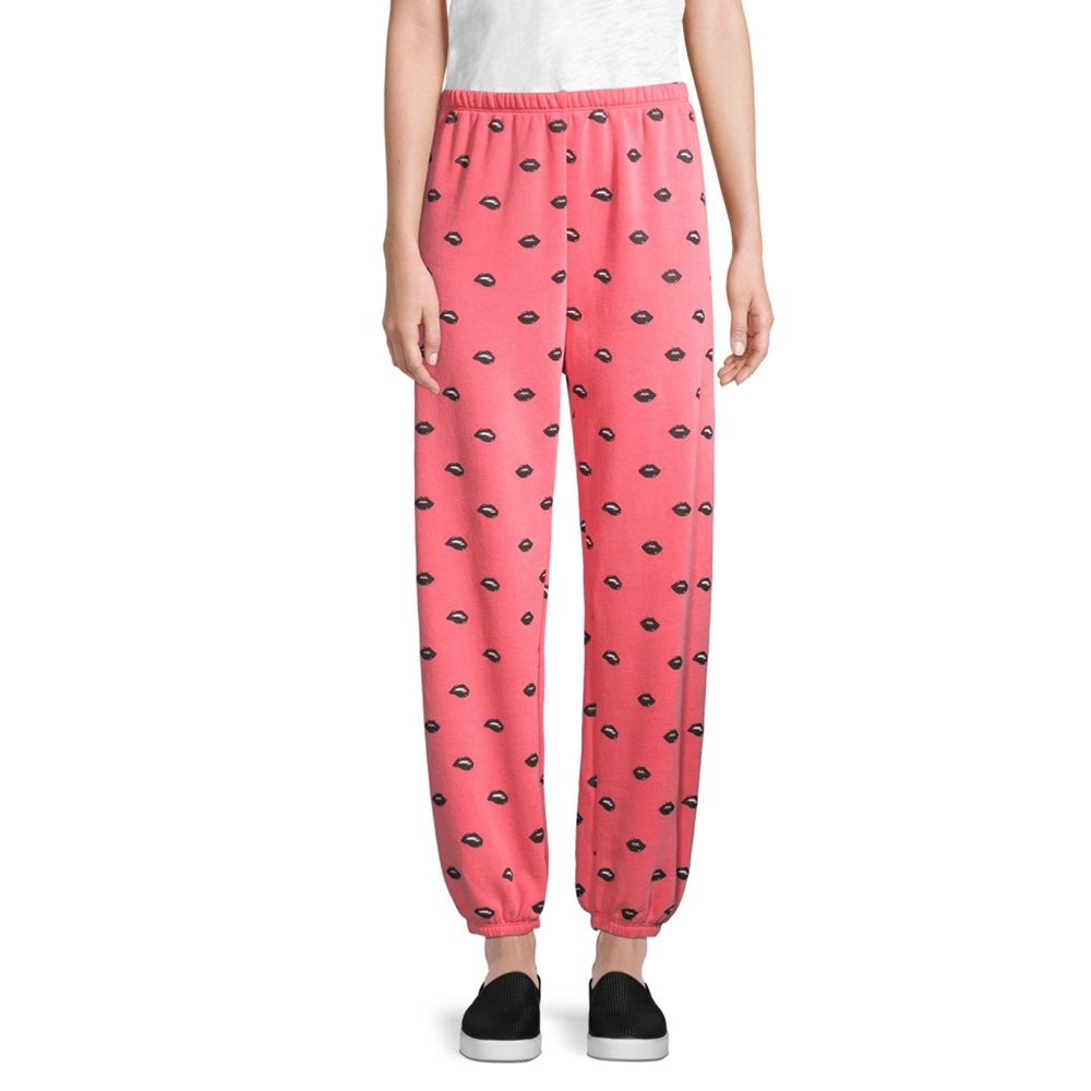Wildfox Lip Service Cozy Easy Sweatpants